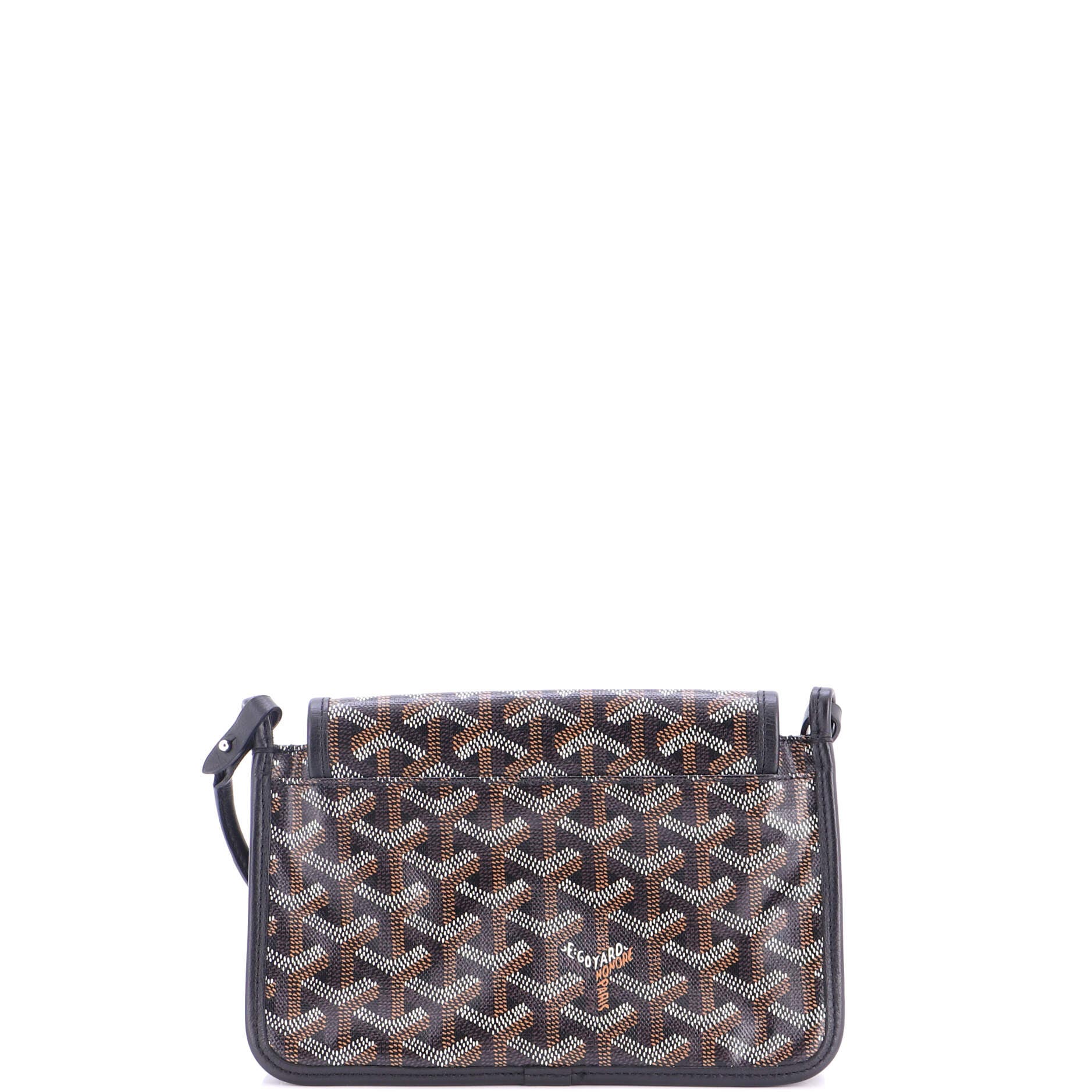 Plumet Clutch Wallet Coated Canvas, Alternate, color, Black