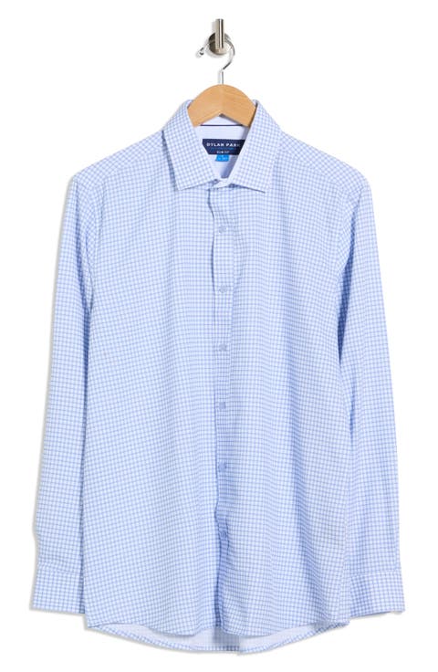 Slim Fit Perfect Stretch Long Sleeve Button Down Shirt