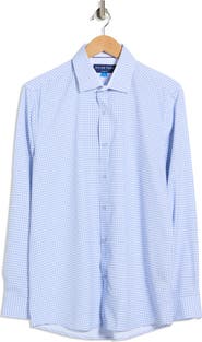 DYLAN PARK Slim Fit Perfect Stretch Long Sleeve Button Down Shirt