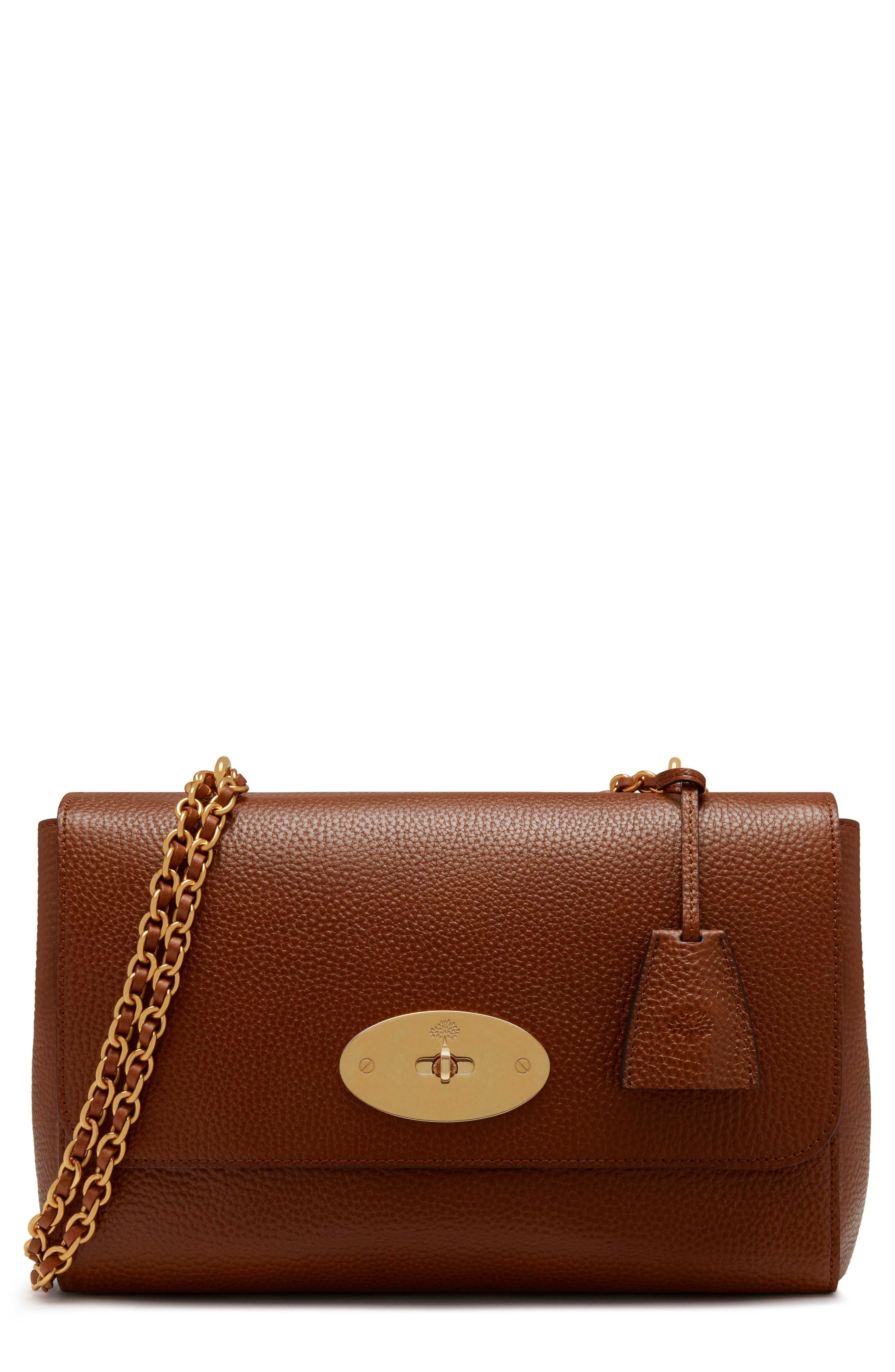 Mulberry Medium Lily Leather Shoulder Bag, Main, color, 