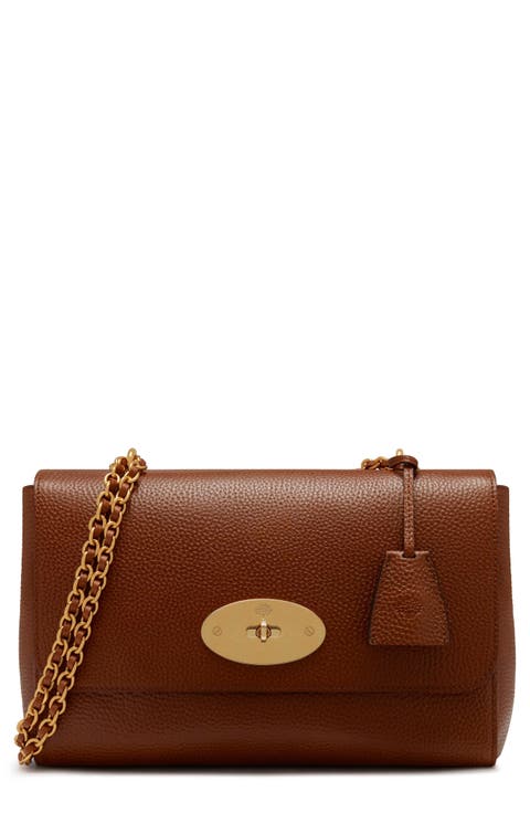 Medium Lily Leather Shoulder Bag