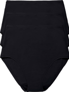 Natori Bliss Bare Cotton High Waist Brief 3-Pack
