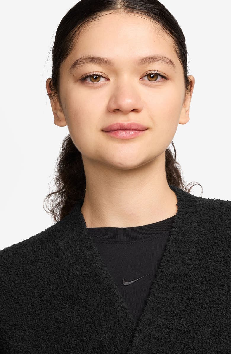 Nike Phoenix Oversize Bouclé Cardigan, Alternate, color,