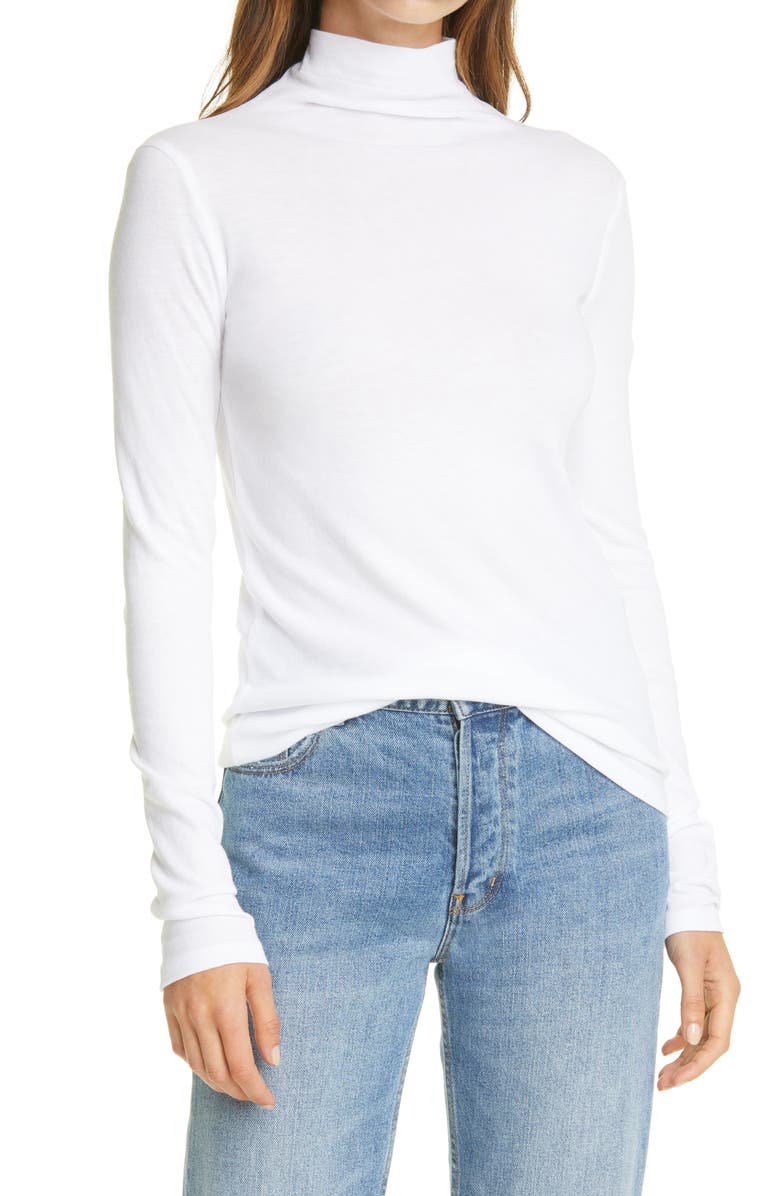 Vince Turtleneck Top, Main, color, White