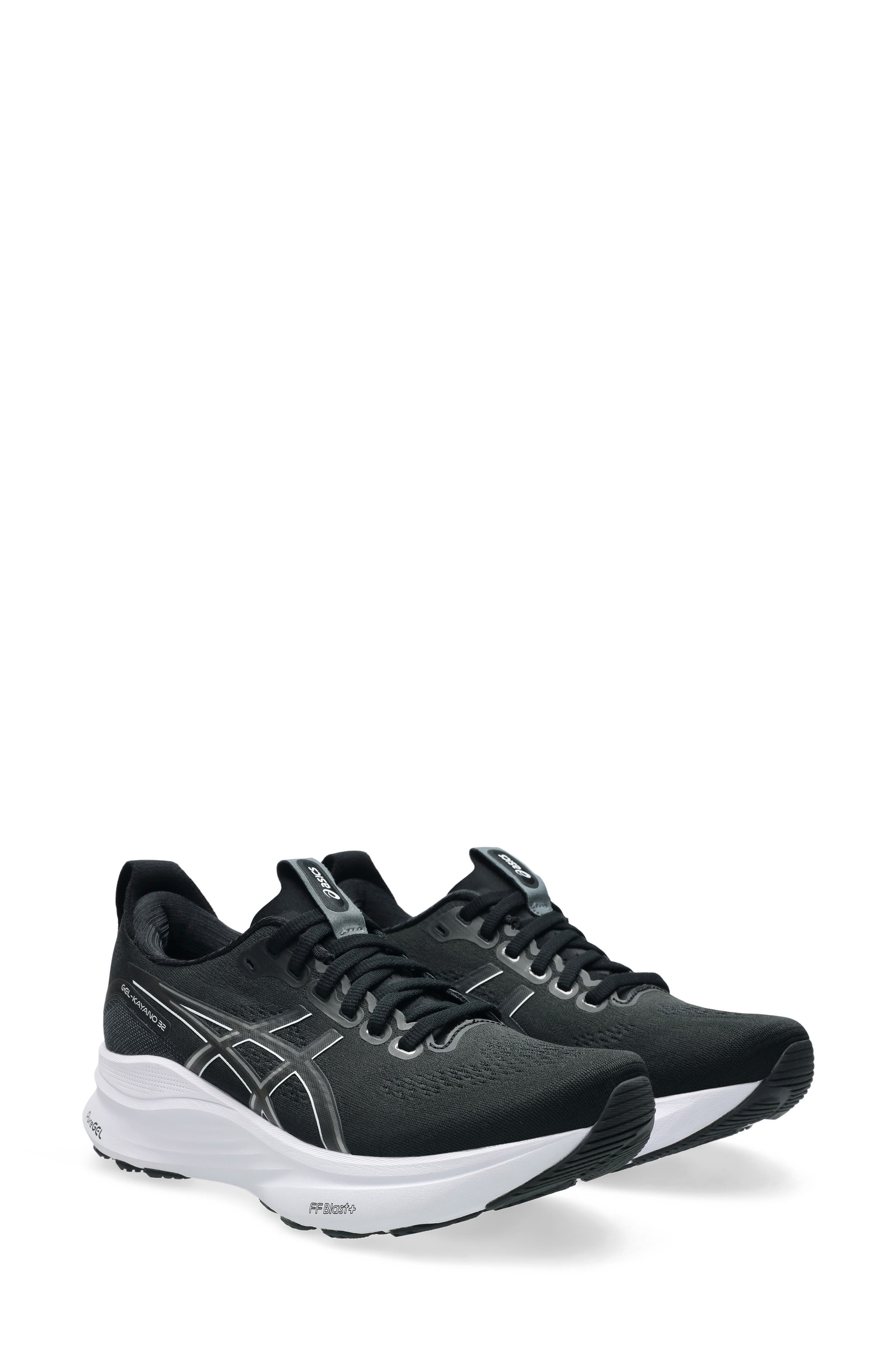 ASICS<sup>®</sup> GEL-KAYANO<sup>®</sup> 32 Running Shoe, Main, color, Black/ White