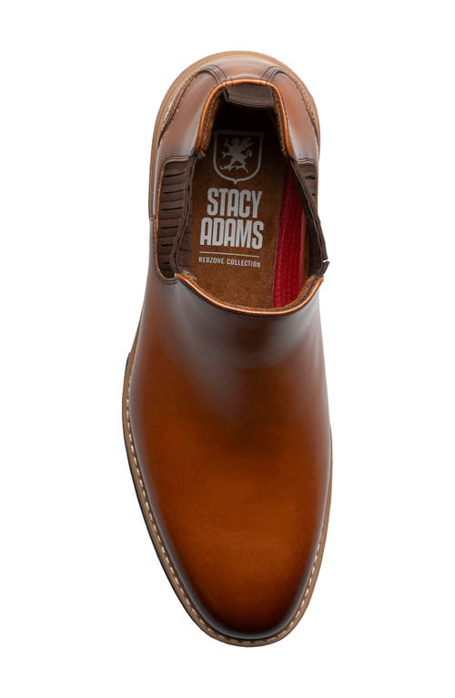 Stacy Adams Platt Chelsea Boot In Brown