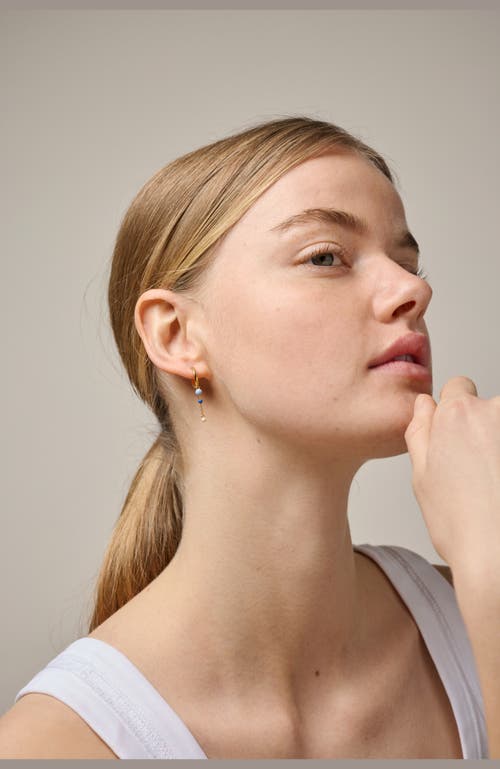 Enamel Copenhagen Lola Bold Hoops In Burgundy