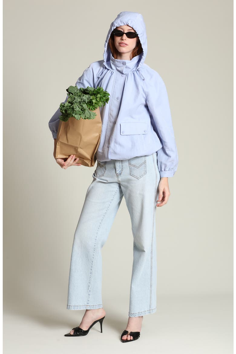 Balloon Bomber Jacket, Alternate, color, PERIWINKLE