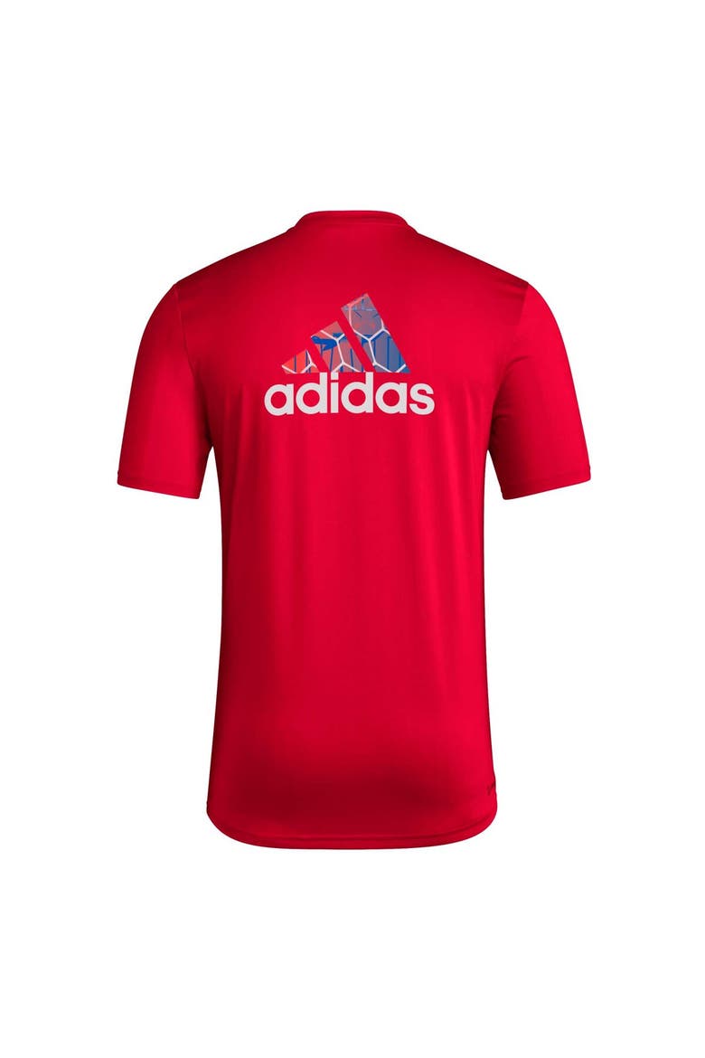 Men's adidas Red FC Dallas Local Pop AEROREADY T-Shirt, Alternate, color, Red