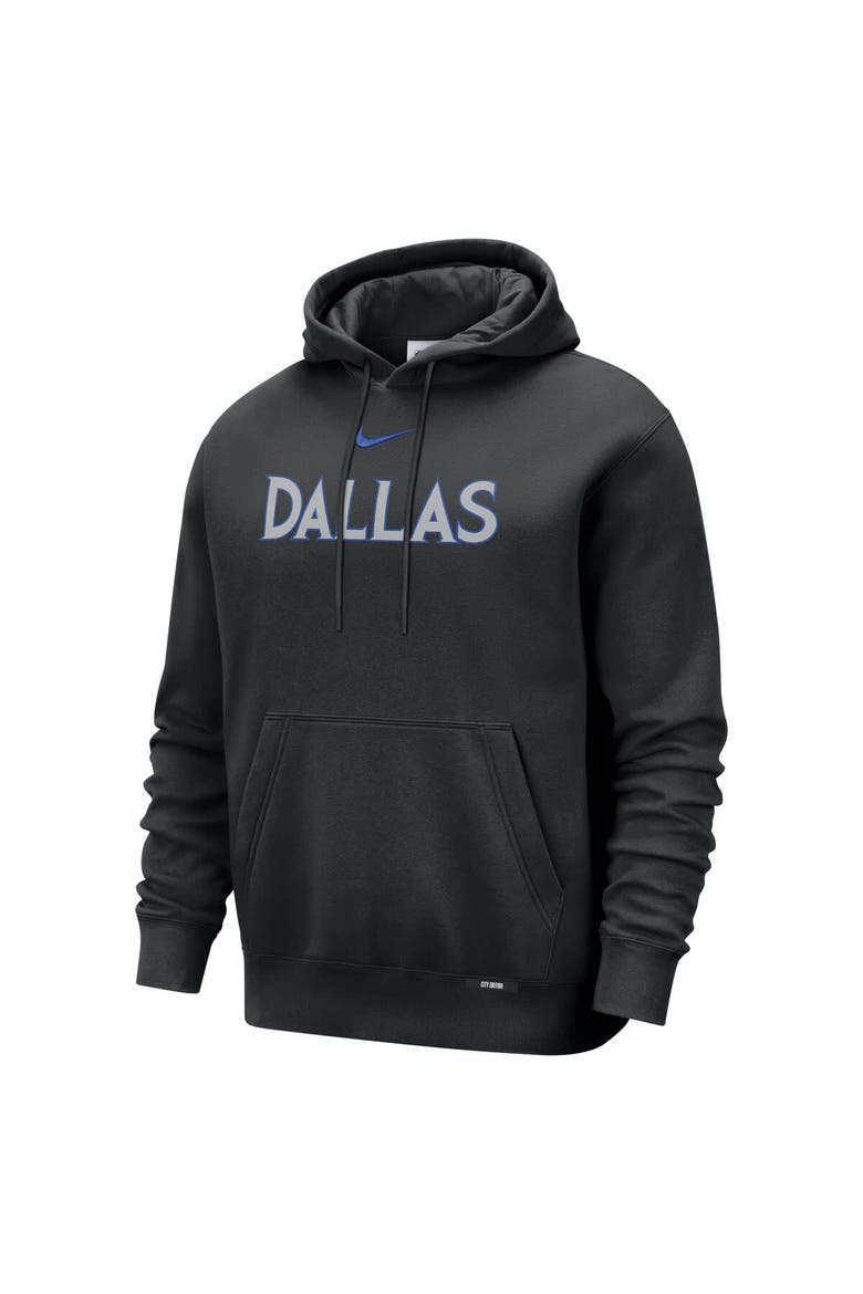 Men's Nike  Black Dallas Mavericks 2025/26 City Edition Essential Remix Club Hoodie, Alternate, color, Black