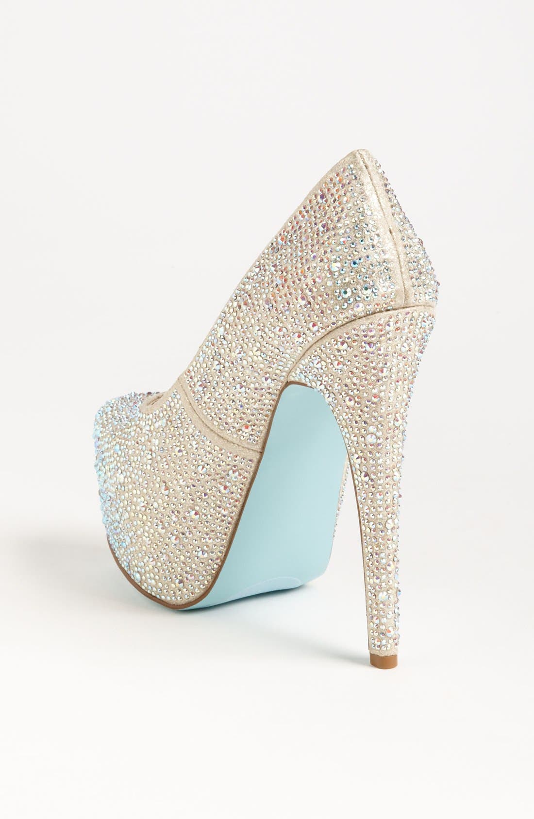 Betsey Johnson Blue by Betsey Johnson 'Wish' Pump, Alternate, color, 