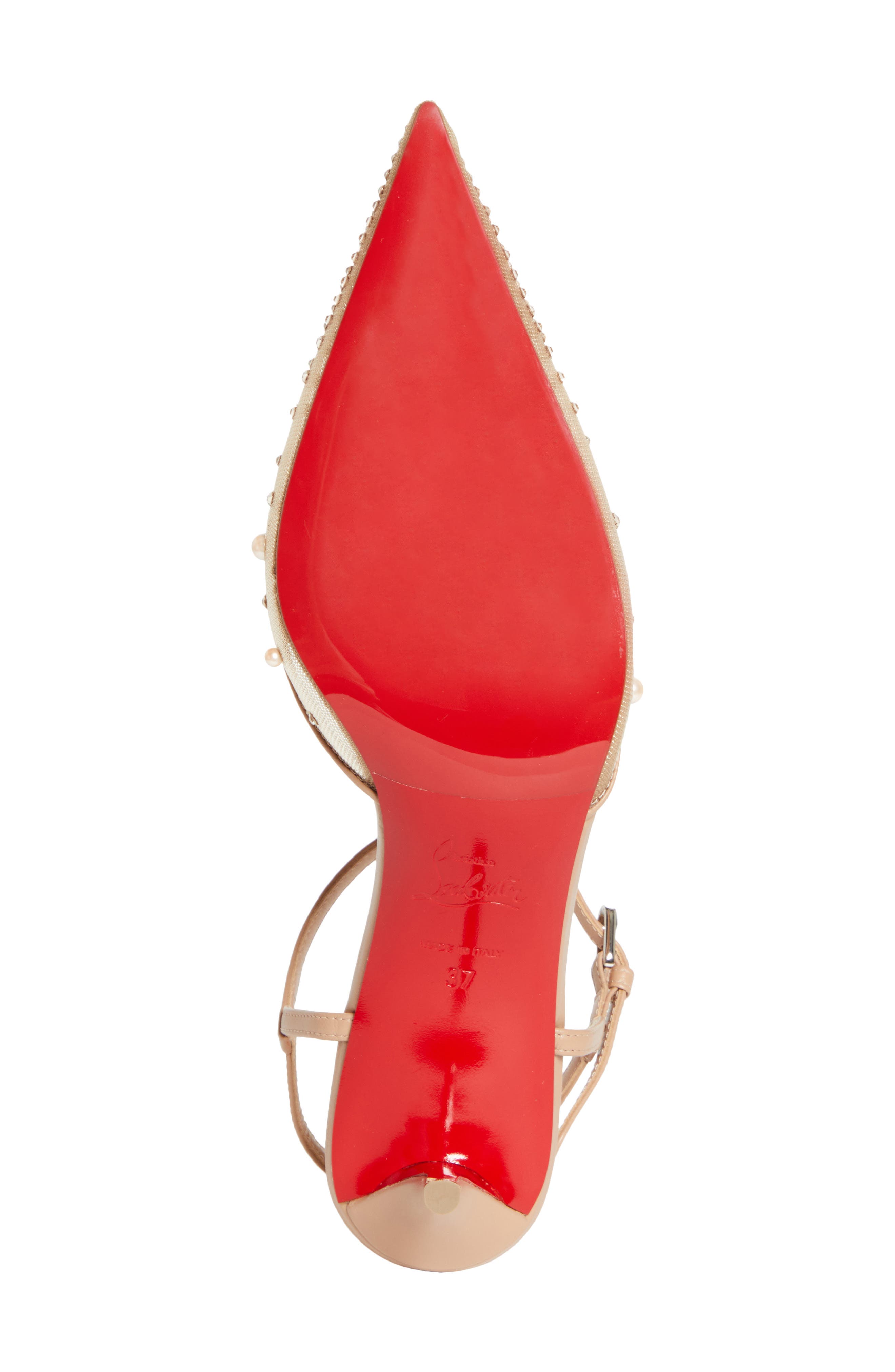 Christian Louboutin Miss Z Riviera Pump, Alternate, color, Blush/ Blush