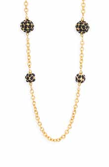 Kenneth Jay Lane Station Chain Necklace