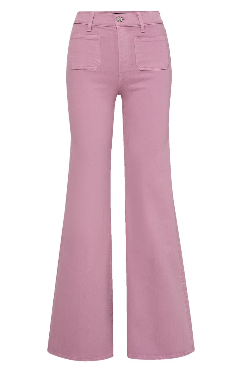 Veronica Beard Joplin Patch Pocket Wide Leg Jeans, Alternate, color, Orchid Haze