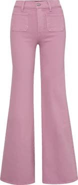 Veronica Beard Joplin Patch Pocket Wide Leg Jeans