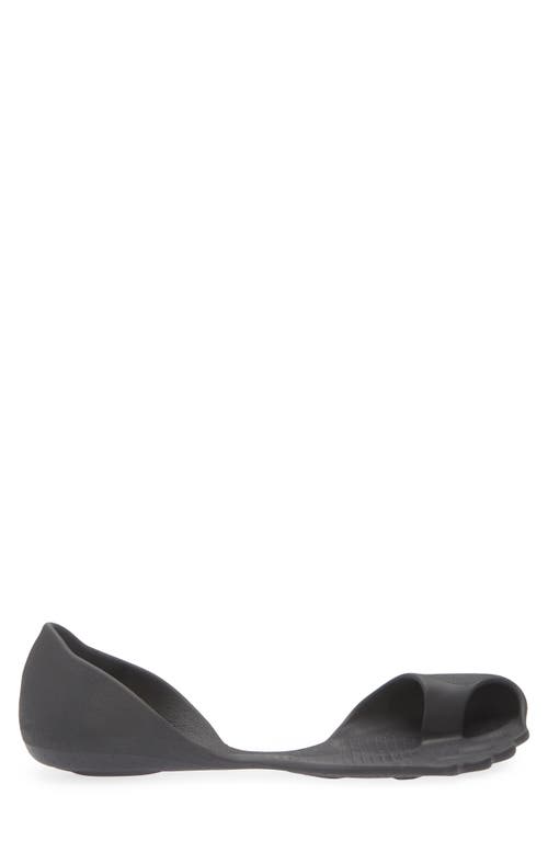 Balenciaga Open-toe Black Eva Sneakers With Streamlined Silhouette In Black