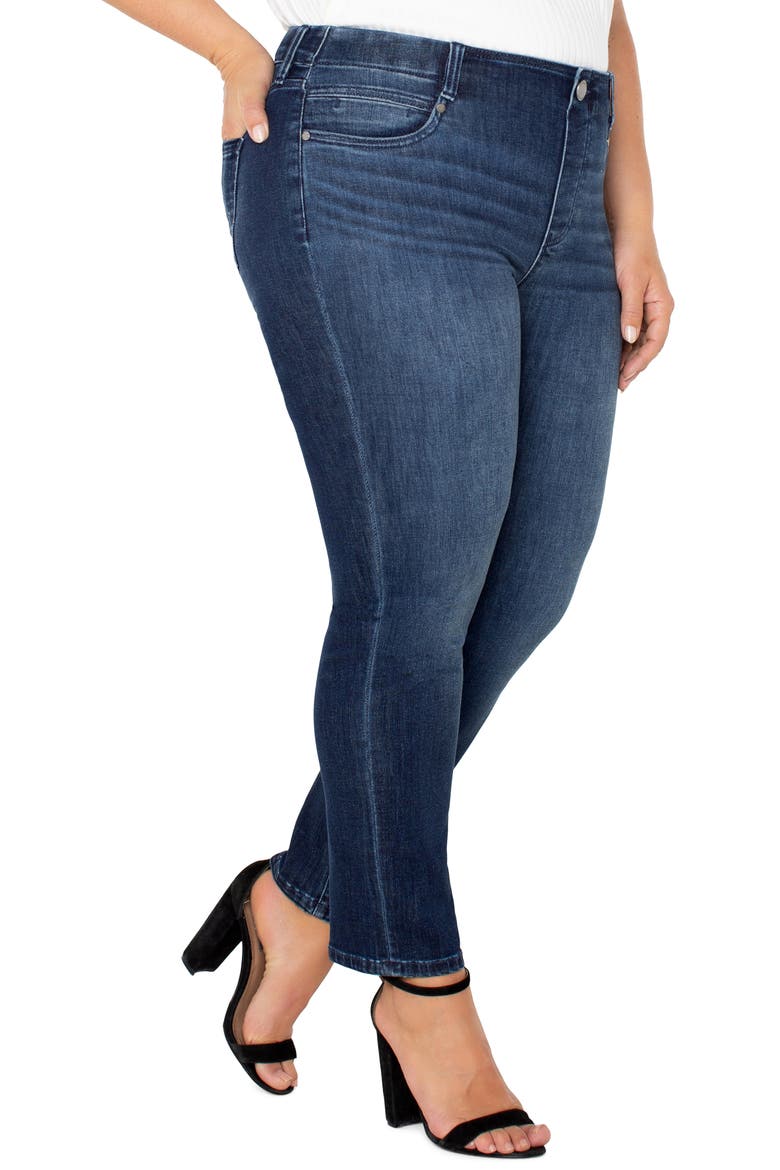 Gia Glider Pull-On Slim Jeans, Alternate, color, WARNER LAKE