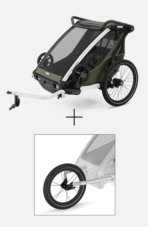 Chariot Lite Double Multisport Trailer with Jog Kit