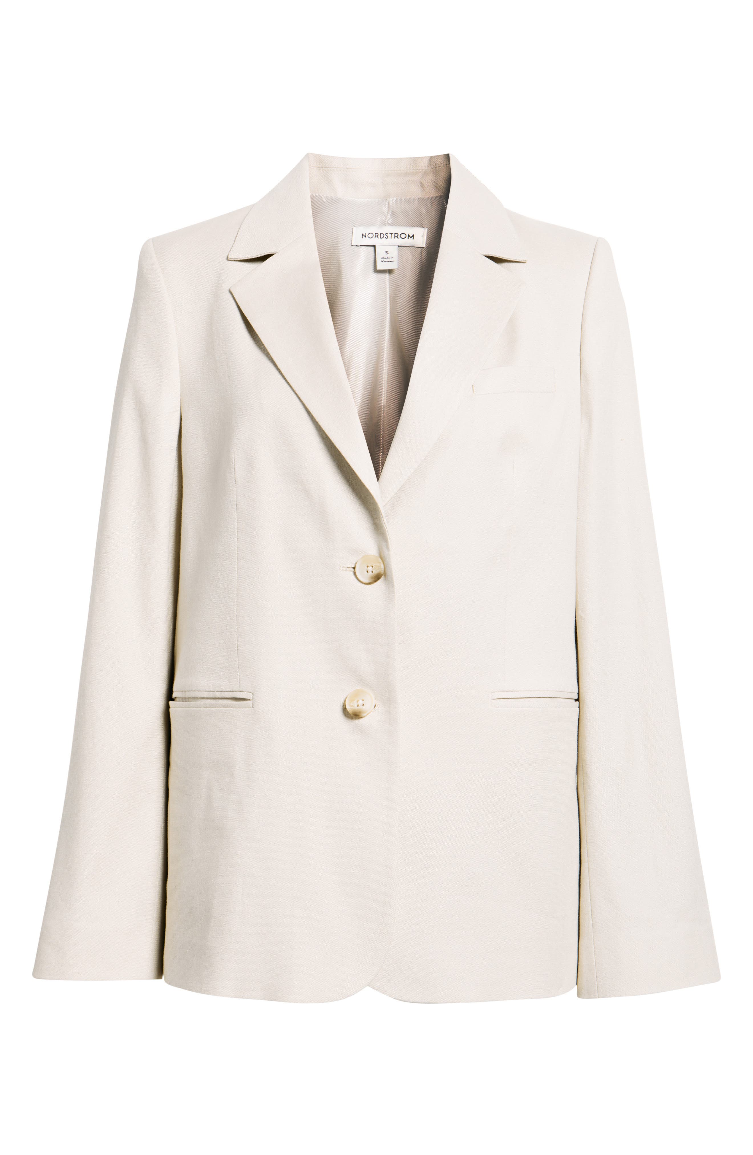 Nordstrom Linen Blend Boyfriend Blazer (Women) | Nordstrom