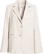 Nordstrom Linen Blend Boyfriend Blazer