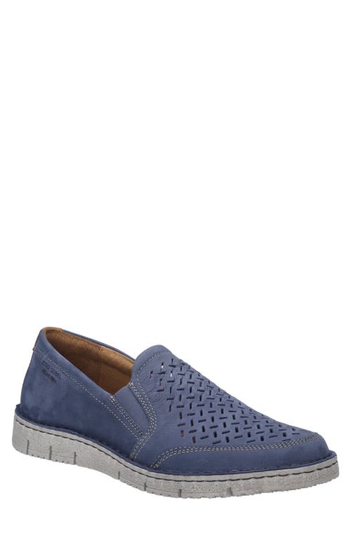 Josef Seibel Ruben 27 Perforated Loafer In Shark