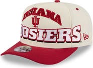 New Era Men's New Era Cream/Crimson Indiana Hoosiers March Madness Historic Collection 9FIFTY A-Frame Snapback Hat