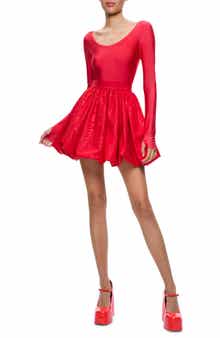 Alice + Olivia Chara Long Sleeve Minidress