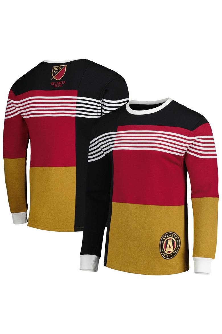 Men's Black Atlanta United FC Logo Pullover Sweatshirt, Main, color, Black