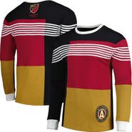 GRUNGY GENTLEMAN Men's Black Atlanta United FC Logo Pullover Sweatshirt