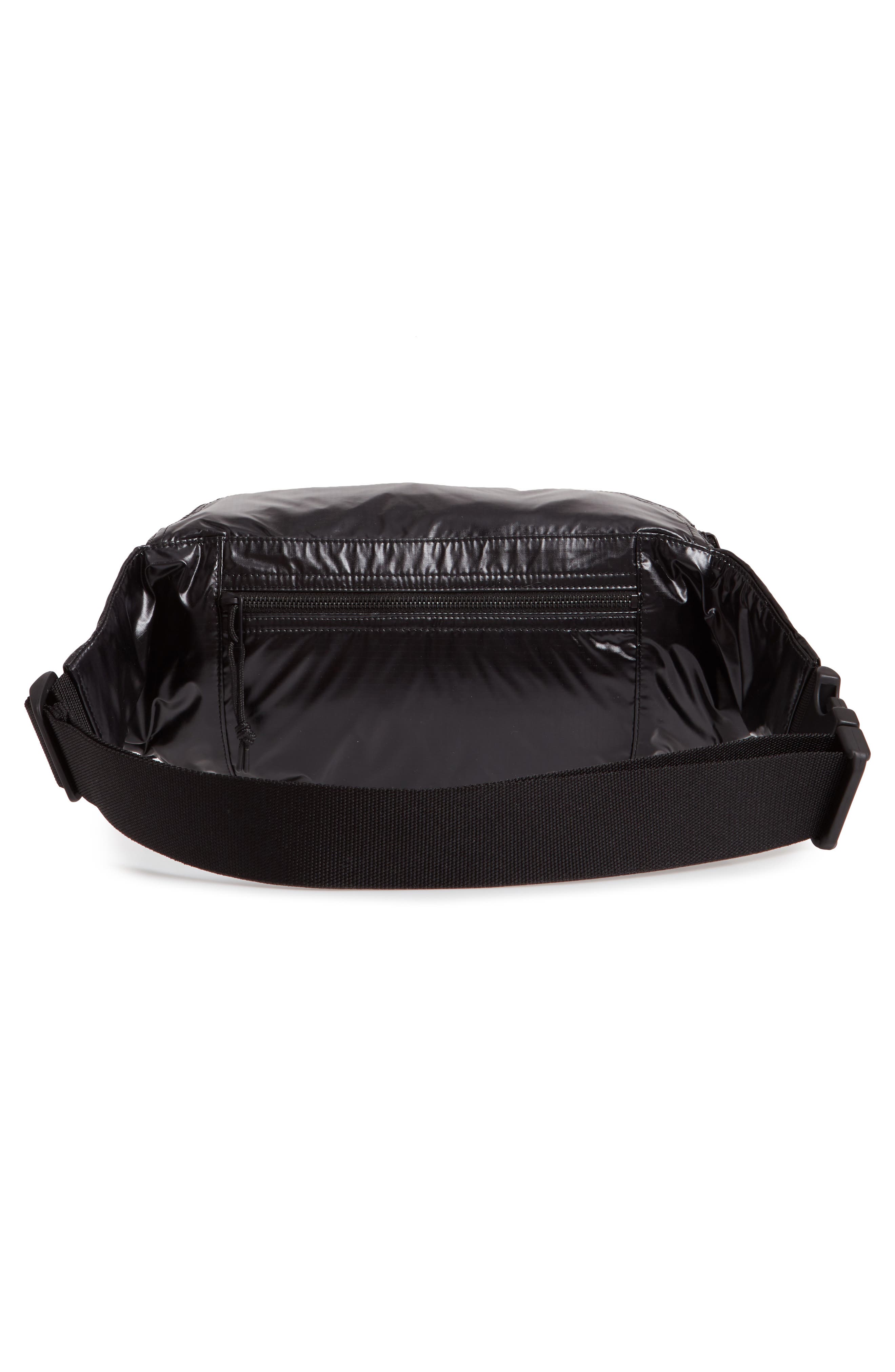 Saint Laurent Logo Nylon Belt Bag, Alternate, color, 