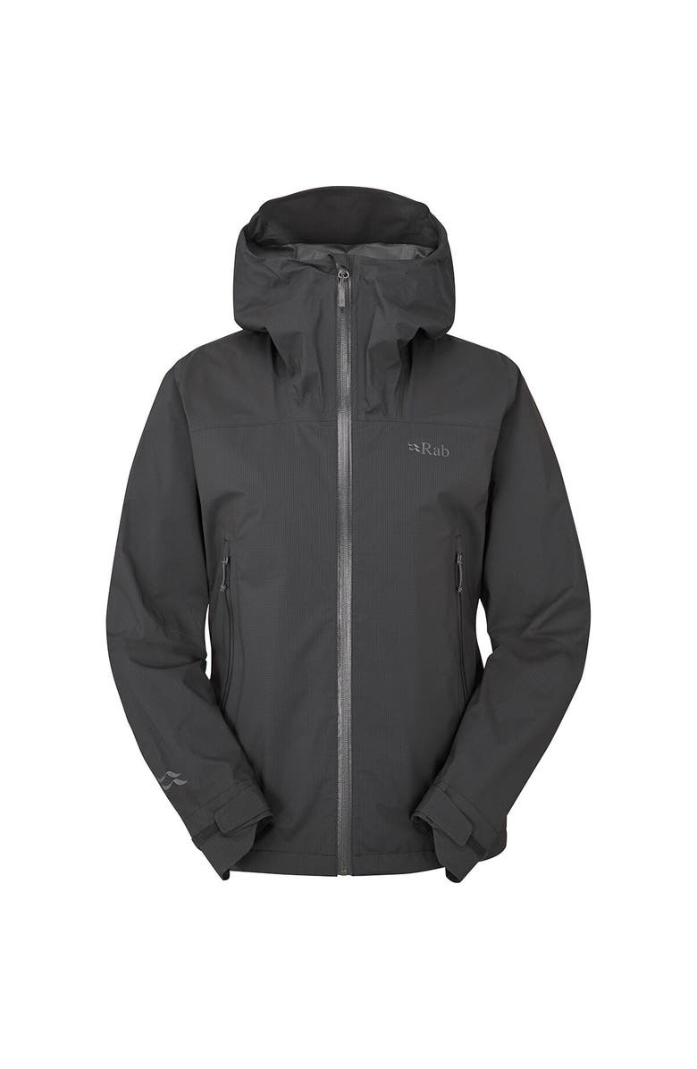 Rab Downpour Light Jacket - Women's, Alternate, color, Anthracite