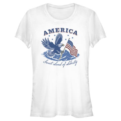 Juniors Lost Gods Sweet Land America T Shirt