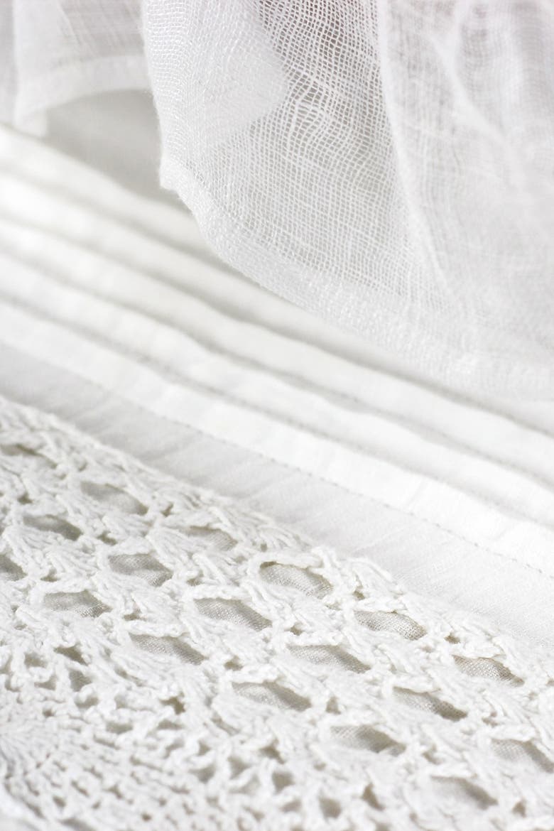 Tabitha Linen Duvet 3-Piece Set, Alternate, color, WHITE