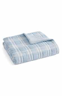 Rory Plaid Cotton Muslin Throw Blanket