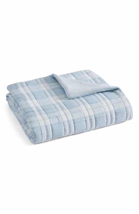 Rory Plaid Cotton Muslin Throw Blanket