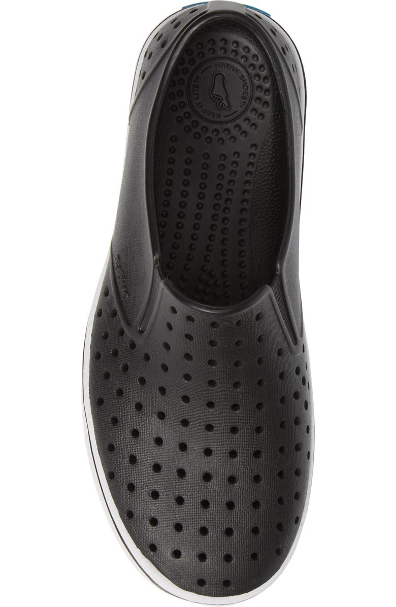 Native Shoes Miles Slip-On, Alternate, color, Jiffy Black/Shell White