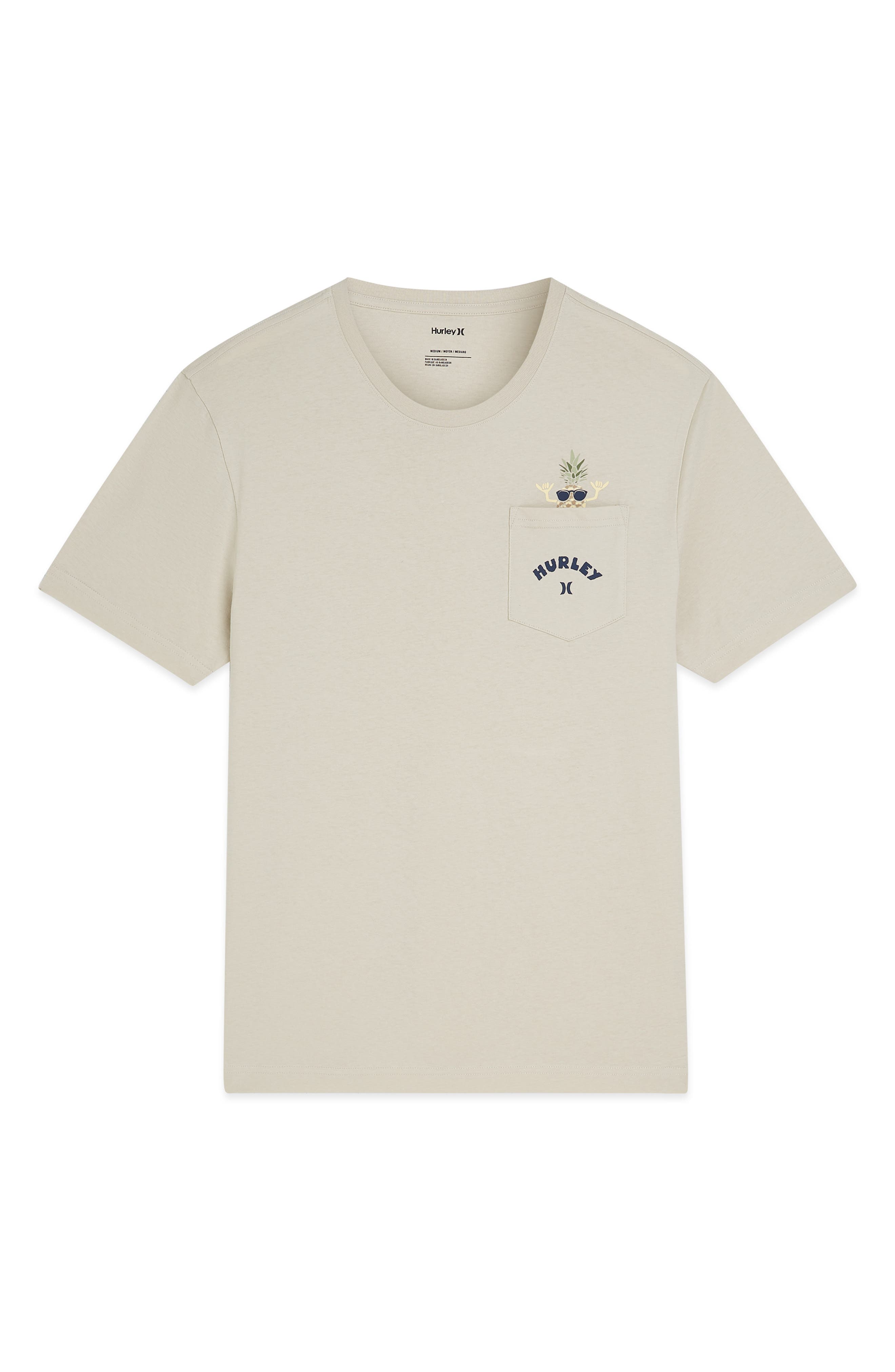Hurley Pineapple Peek-a-Boo Cotton Graphic T-Shirt