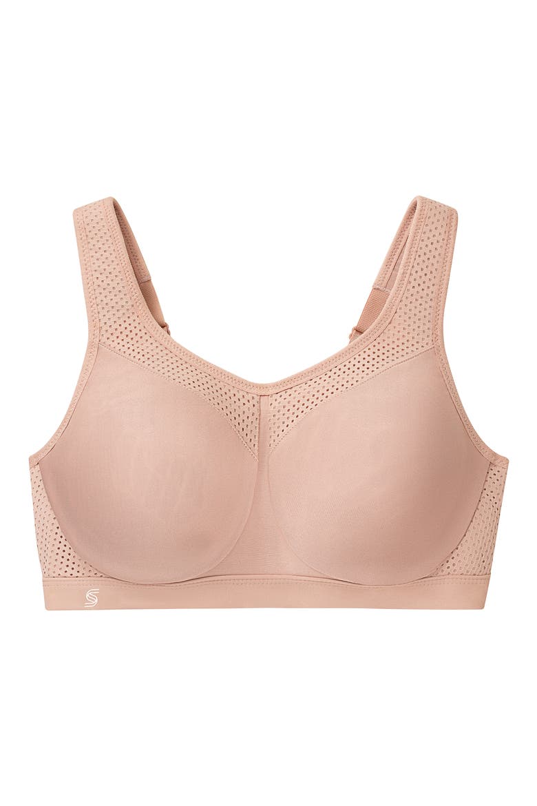 High Impact Seamless Underwire Sports Bra, Alternate, color, CAFE