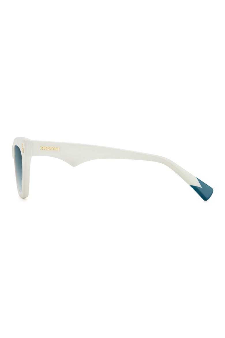 54mm Cat Eye Sunglasses, Alternate, color, IVORY
