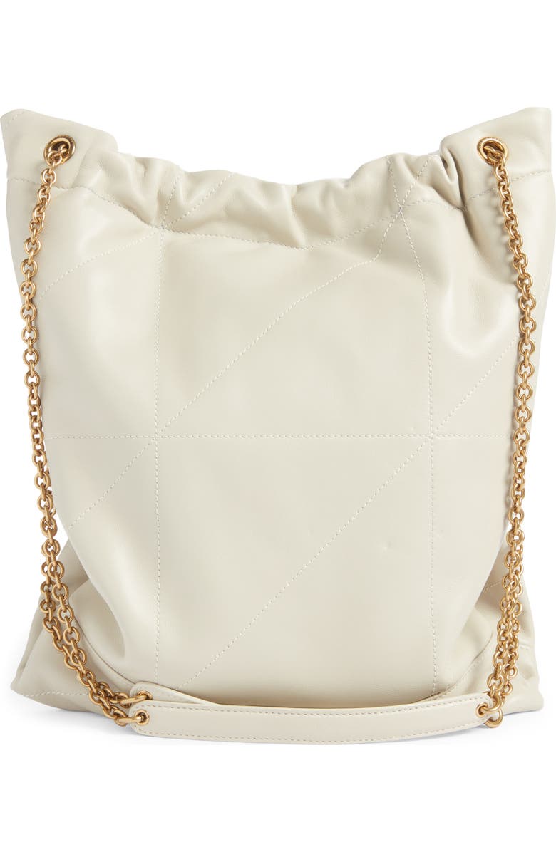 Saint Laurent Jamie 4.3 Patchwork Leather Shoulder Bag, Alternate, color, Cream Soft