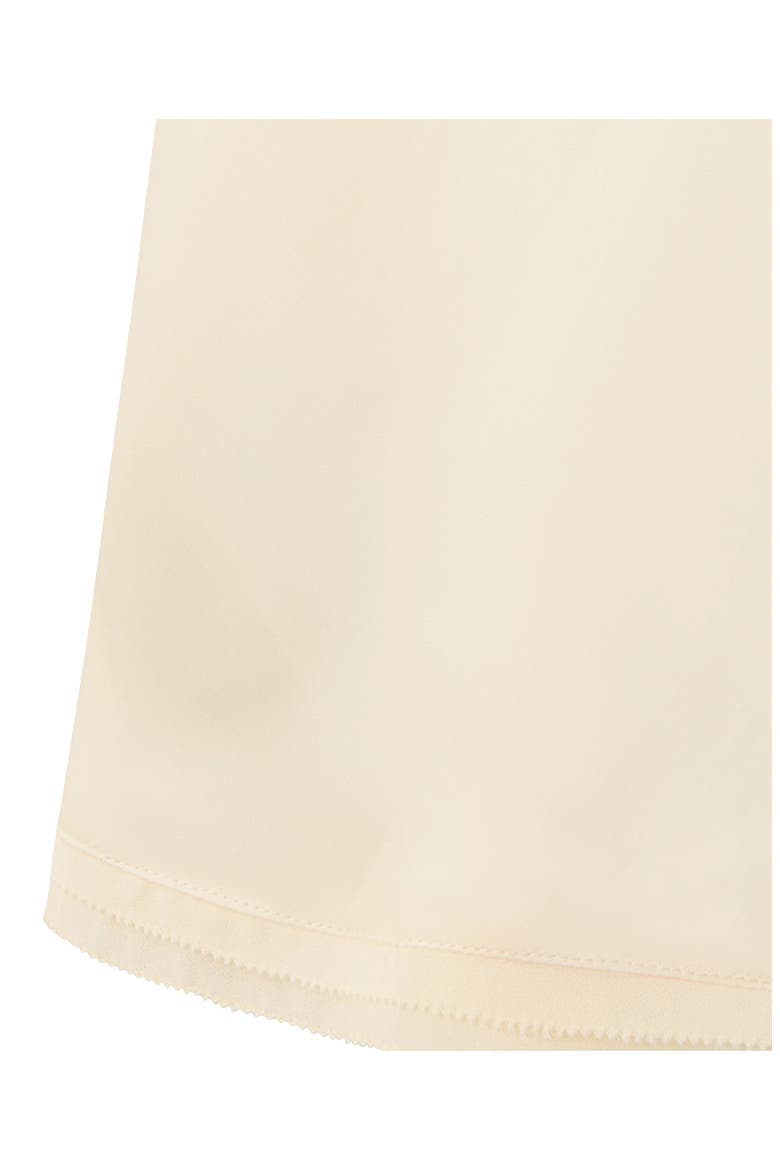 Lace Trim Satin Pajama Camisole, Alternate, color, IVORY WHITE