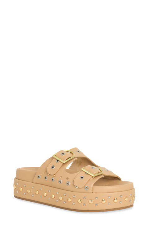 Irene Platform Slide Sandal (Women)