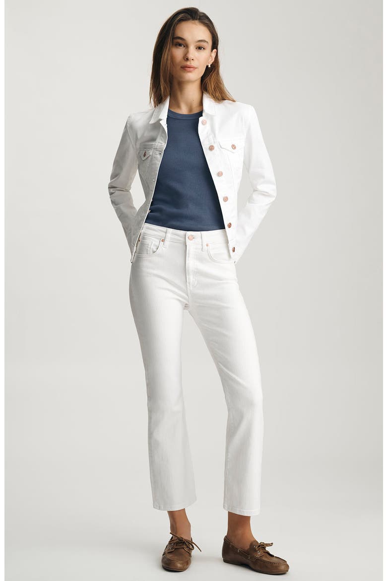 Samantha Denim Jacket, Alternate, color, WHITE FLEX BLUE