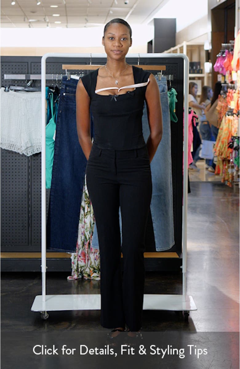 The Cap Sleeve Corset Top, sales video thumbnail