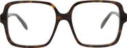 McQueen 55mm Square Optical Glasses