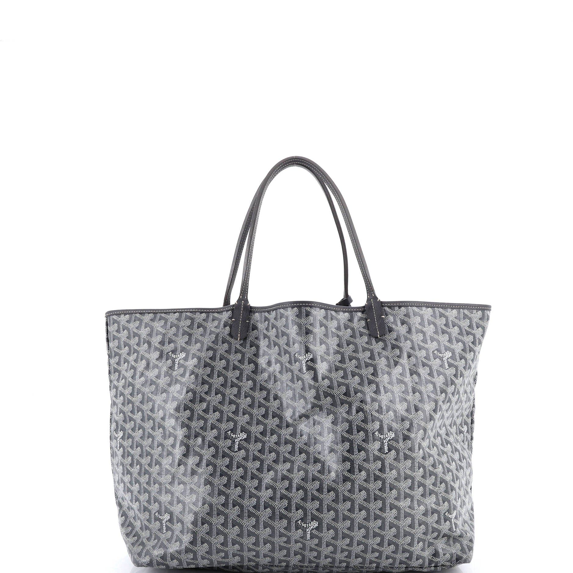 Pre-Owned Goyard Saint Louis Tote Coated Canvas GM, Alternate, color, Gray
