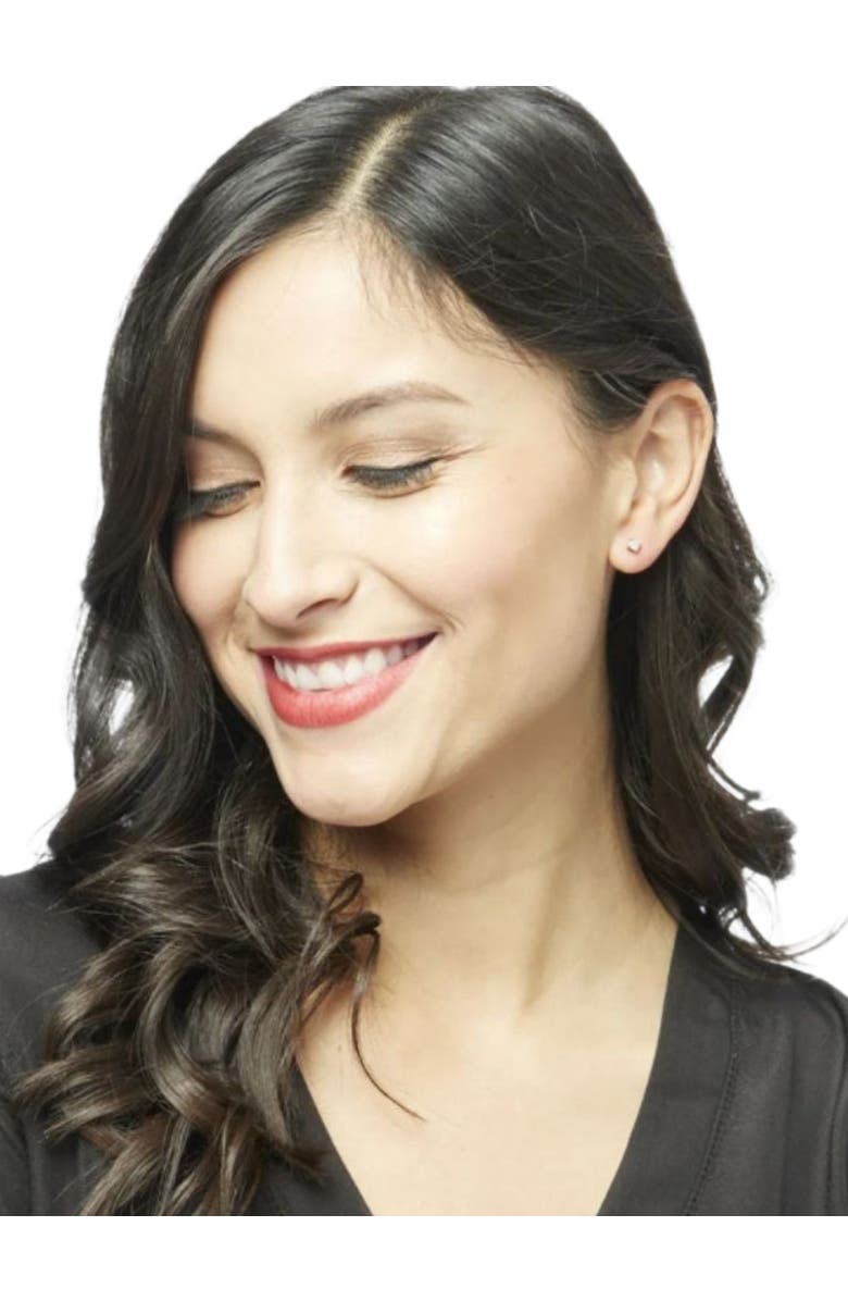 Bliss Diamond 1/4 Ct Diamond Screw Back Studs 14k Gold Lab Grown Eco Friendly, Alternate, color, 14K White Gold