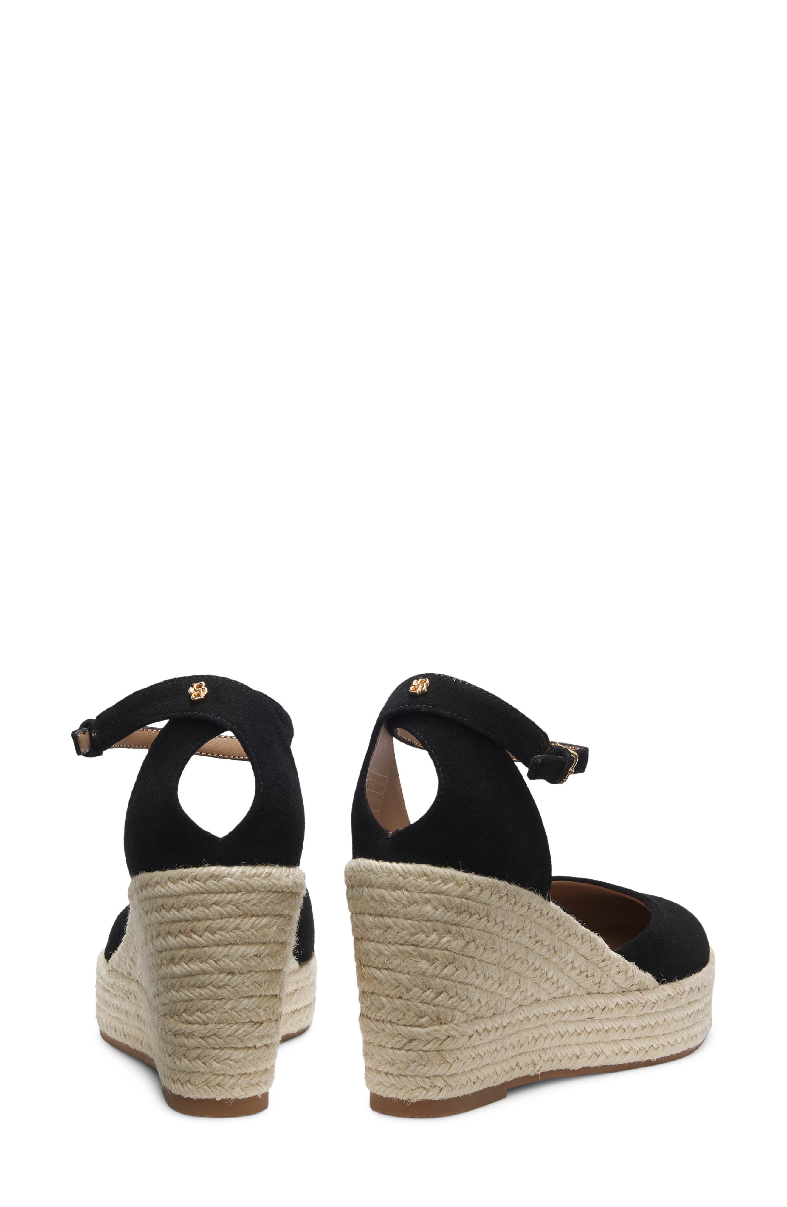 BOSS Madeira Espadrille Platform Wedge Pump, Alternate, color, Black