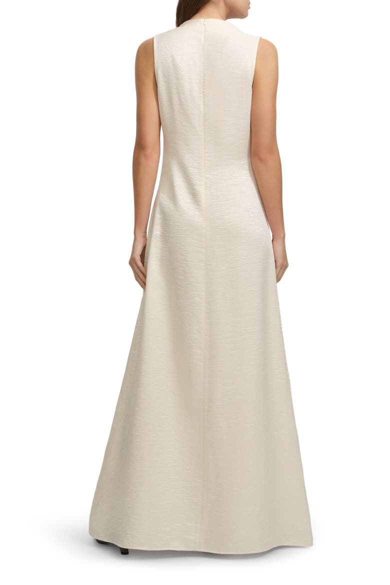 Senna Funnel Neck Gown, Alternate, color, PEARL