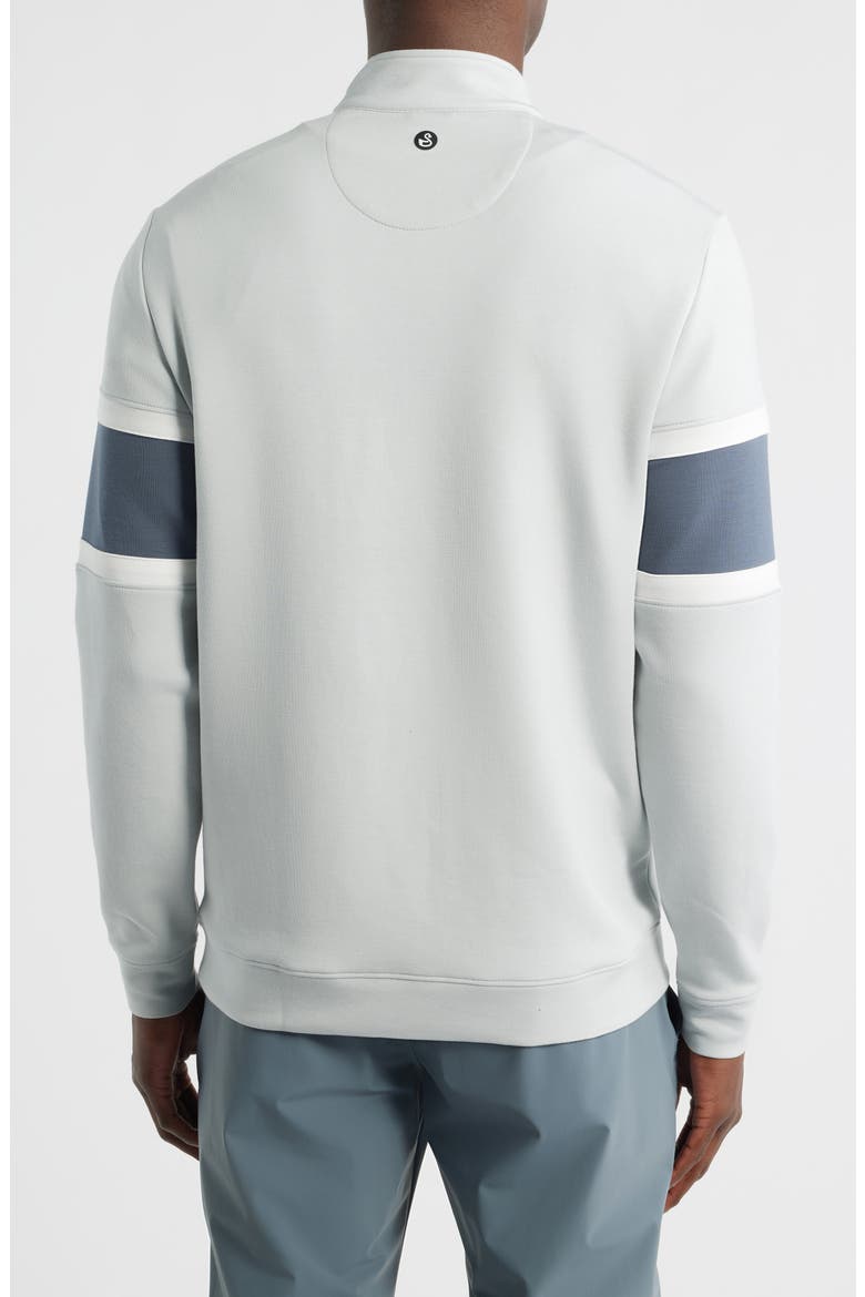 Owen Chest Stripe Golf Quarter Zip, Alternate, color, GLACIER-GRAPHITE